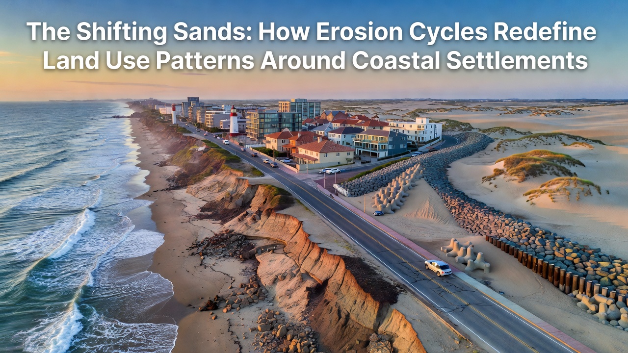The Shifting Sands: How Erosion Cycles Redefine Land Use Patterns Around Coastal Settlements